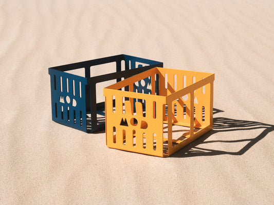 Caddy box for Jimny 3 product shot on the dunes