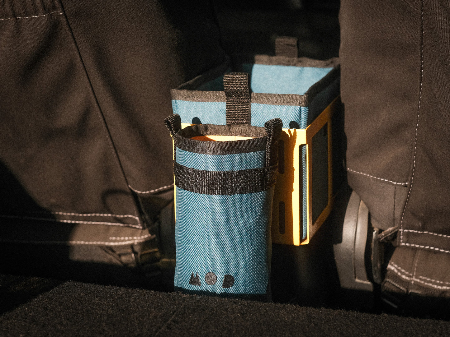 Caddy Box and Bottle Pouch in Jimny