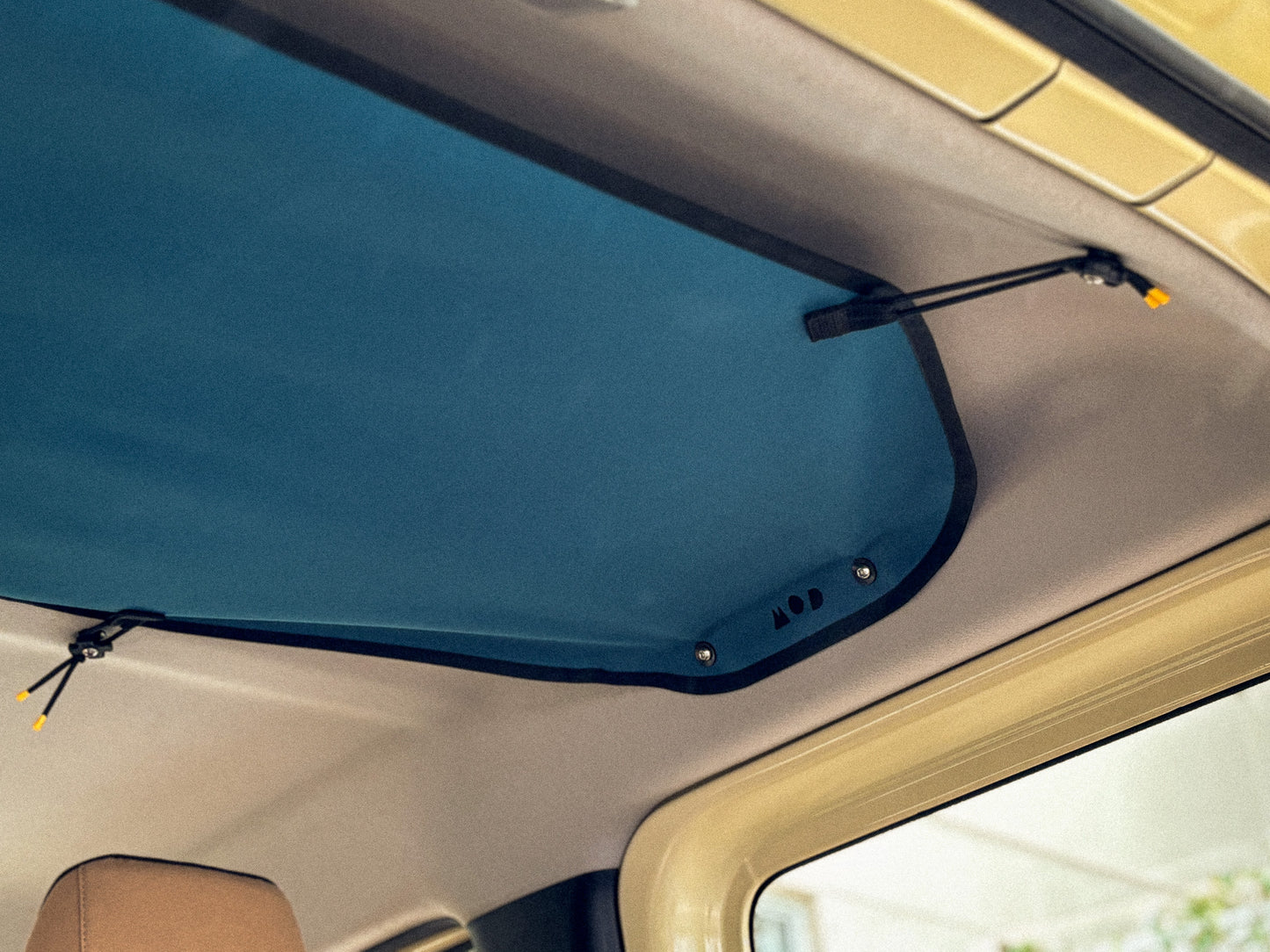 Installed Cargo Hammock Jimny 4 in Teal