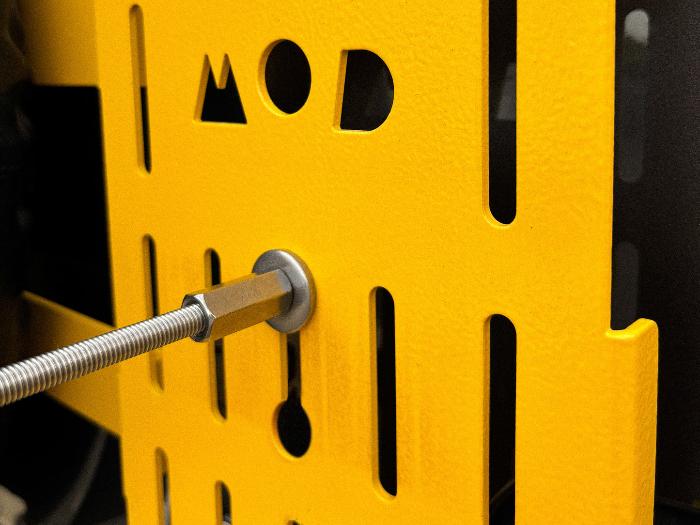 Rear Door Mount on Jimny 4 showing Lock System detail