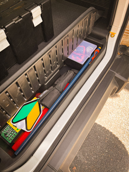 Firestick in Suzuki Jimny 4 boot compartment