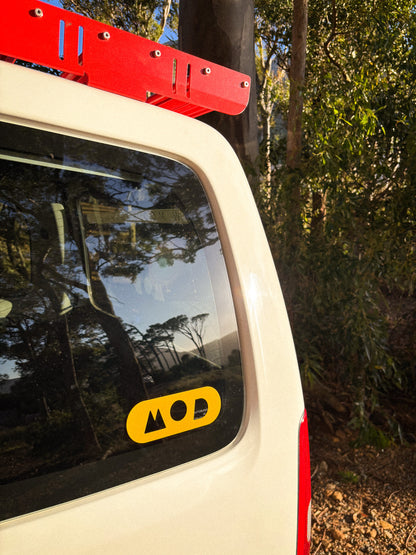 MOD sticker on Jimny 3