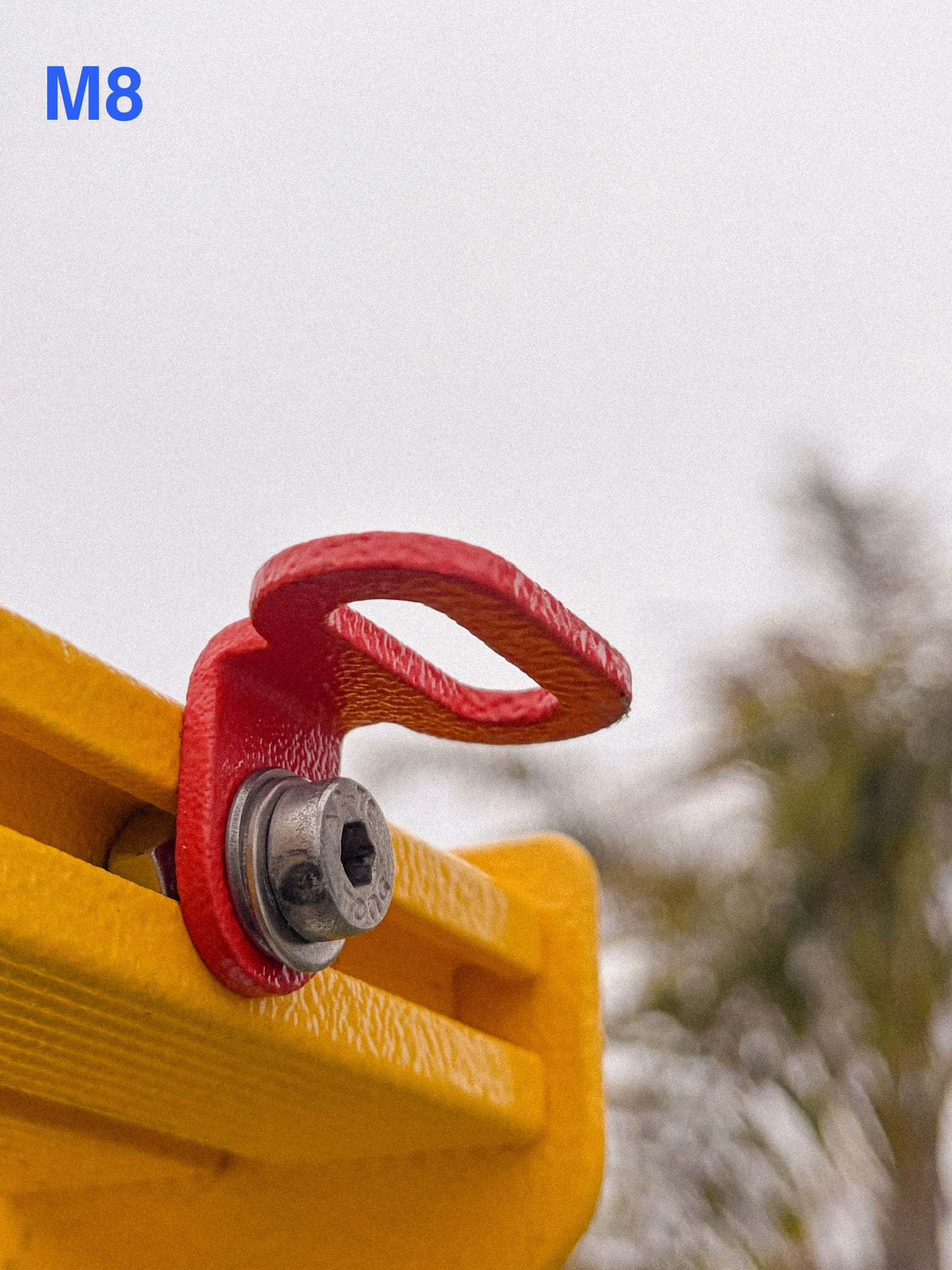 Lashing Point mounted on Jimny 3 Roof Rack