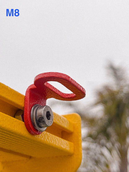 Lashing Point mounted on Jimny 3 Roof Rack
