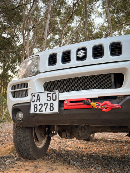 Jimny 3.1 (1998-2012) Winch Mount plate installed behind original bumper